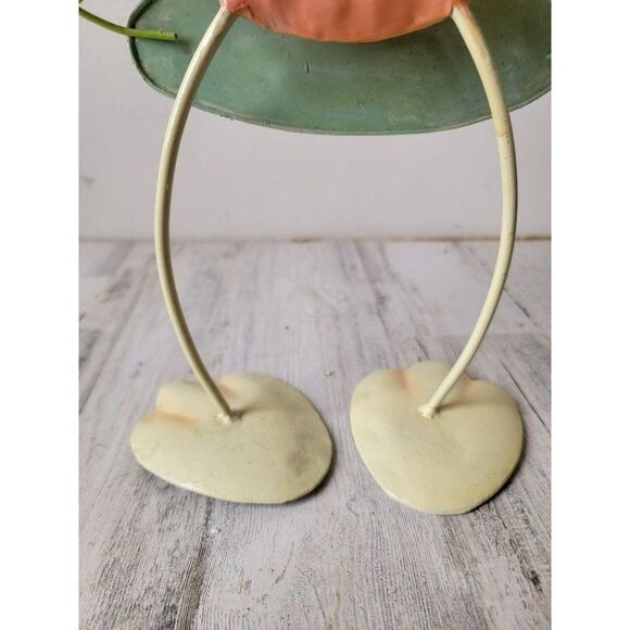 Standing metal bunny spring strawberry butterfly Decor figure - Picture 12 of 13